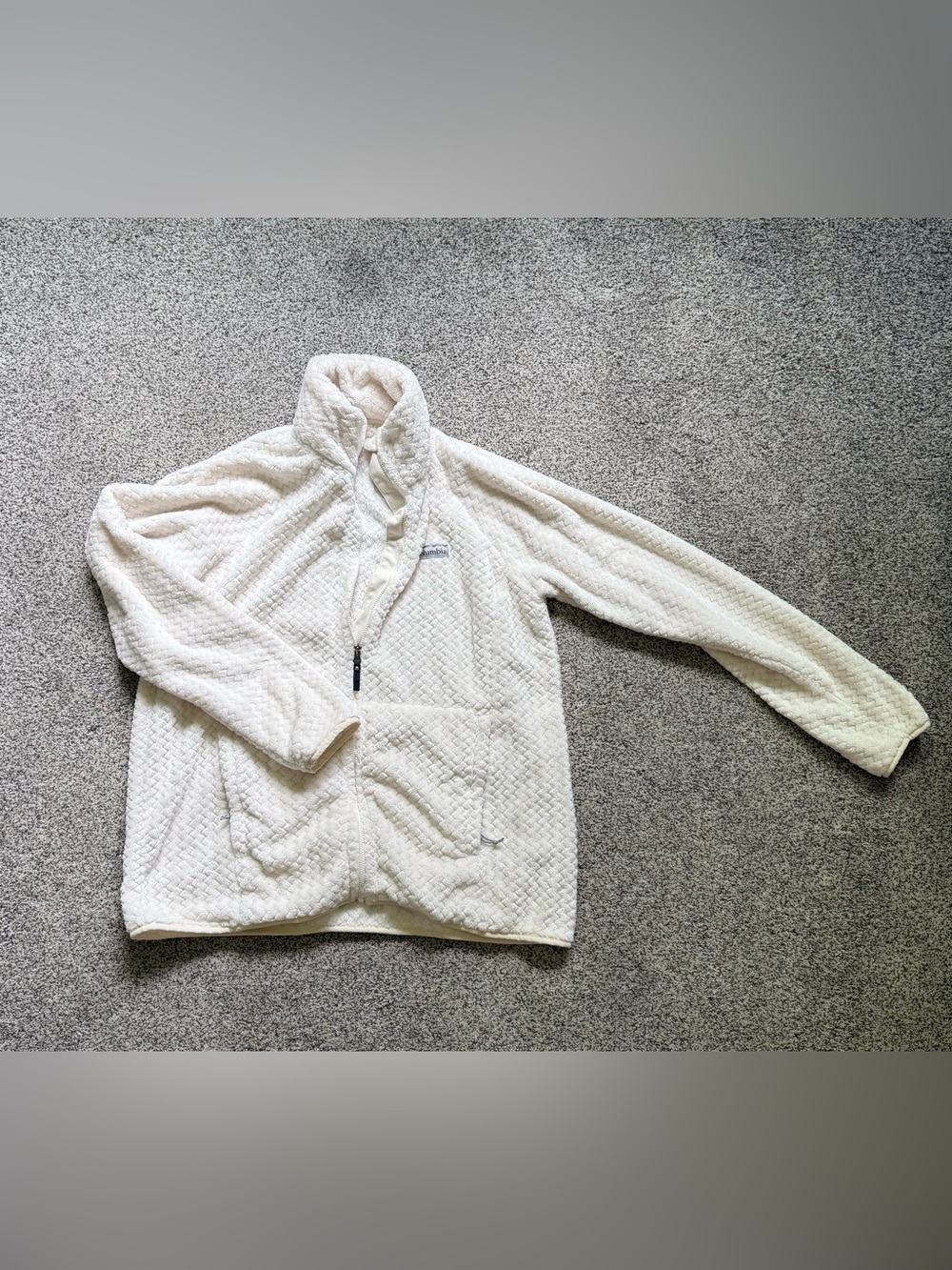 Columbia Ivory Fire Side Sherpa Fleece | Large | EUC